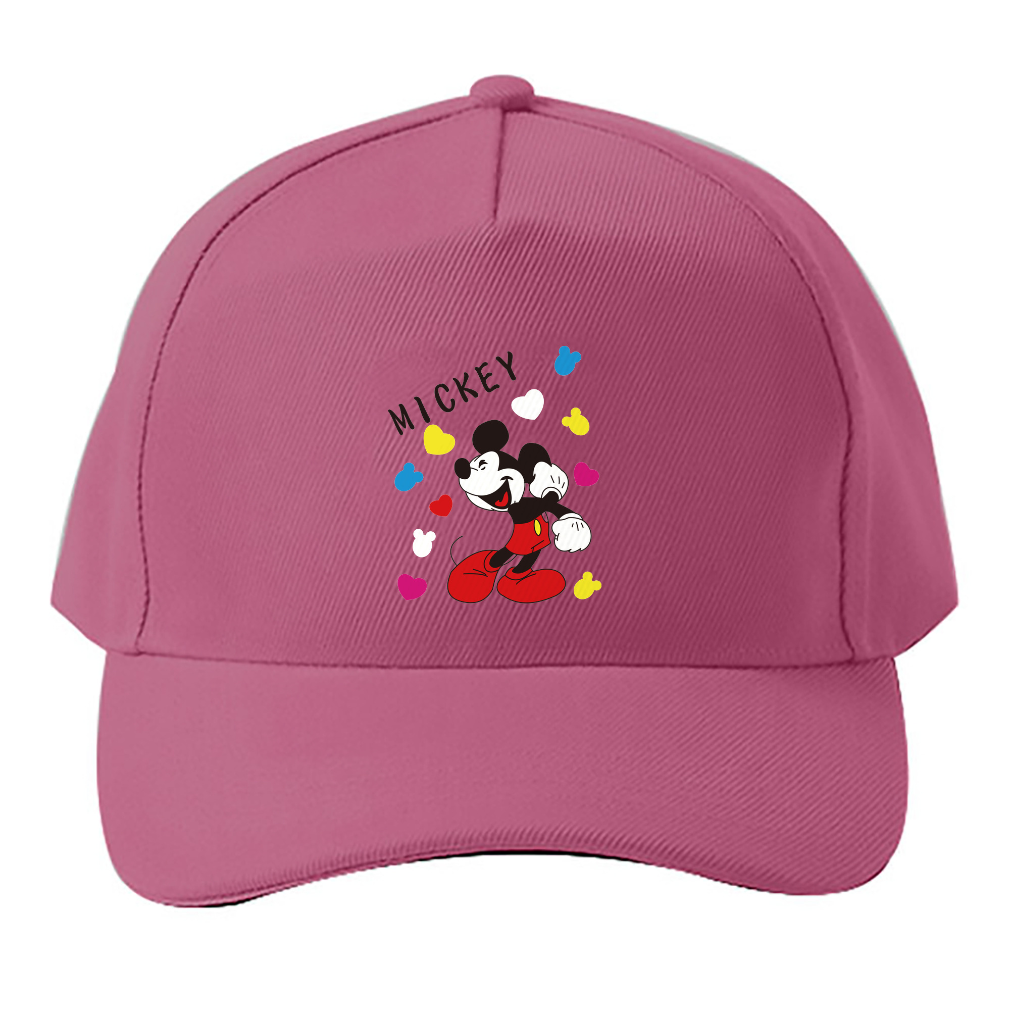 （画像用） ミッキーマウス Mickey Mouse ベースボールキャップ 綿100％ 男女兼用 帽子 スポーツ